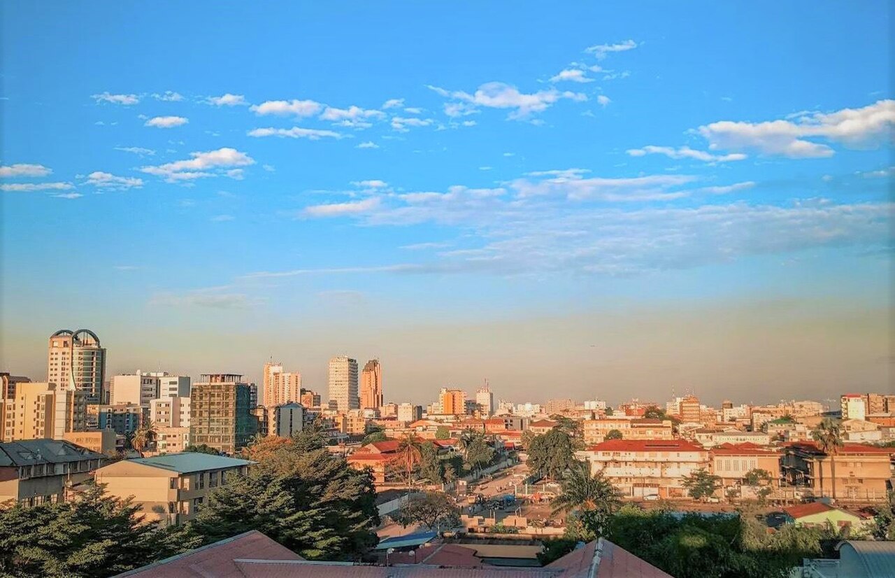The Kinshasa skyline towards Gombe